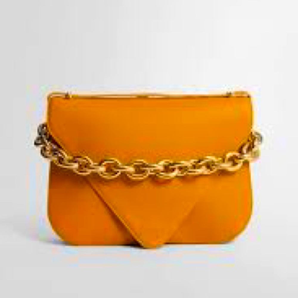 Bottega Veneta Crossbody Bag Clutch Large Mount Gold Chain